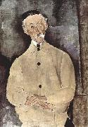 Amedeo Modigliani Portrat des Monsieur Lepoutre Germany oil painting artist